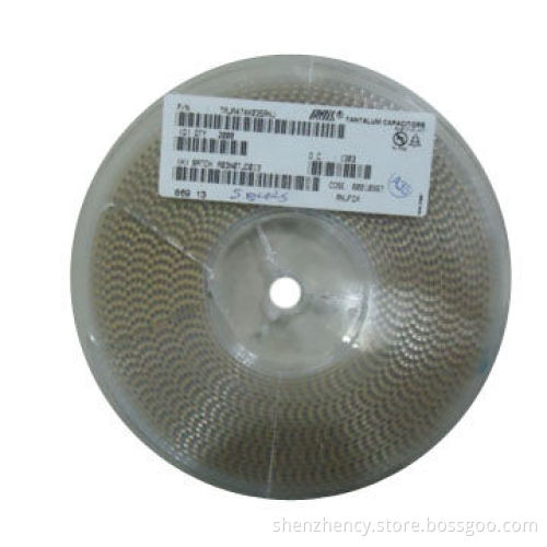 Solid Tantalum Capacitor TAJA474K035RNJ, 0.47UF, 35V, 10%, 1206, A Case